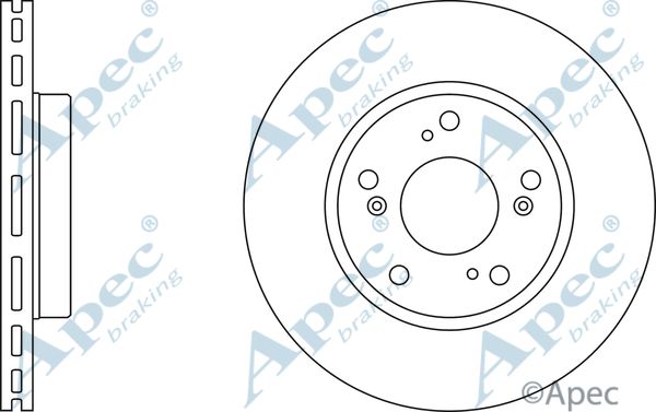 APEC BRAKING Jarrulevy DSK2432